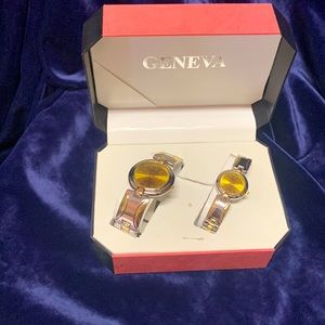 His and her Geneva watch set